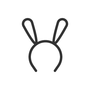 うさ耳カチューシャのアイコン 商用利用可能なフリーアイコン素材サイト Sato Icons