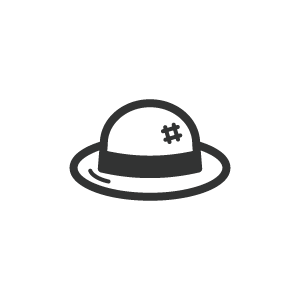 帽子 | 【商用OK/無料】シンプルなフリーアイコン素材サイトSATO ICONS | 丸みのあるアウトラインとシルエットのアイコン集【商用利用可能】