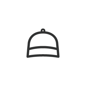 帽子 | 【商用OK/無料】シンプルなフリーアイコン素材サイトSATO ICONS | 丸みのあるアウトラインとシルエットのアイコン集【商用利用可能】